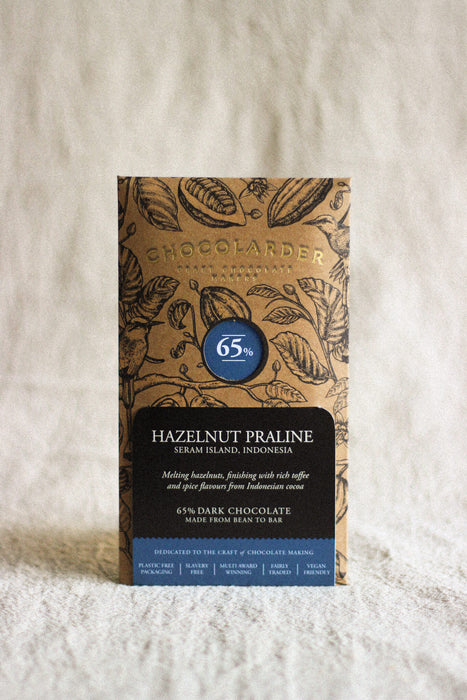 Hazelnut Praline 65% Dark Chocolate