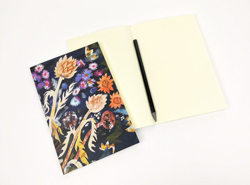 Sunflowers and Michaelmas Daisies Notebook