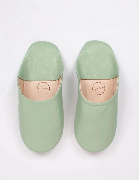 Sage Moroccan Slippers
