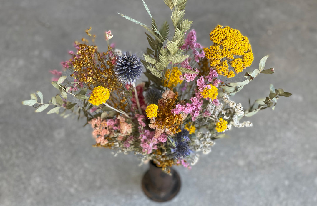 Gretel - Large Composed Dried Flower Bouquet