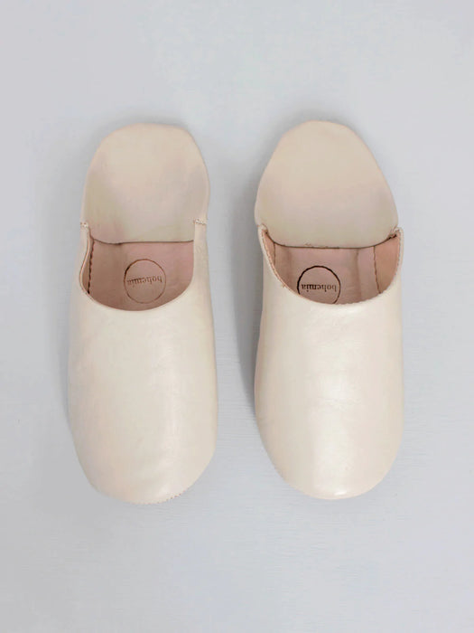 Cream Moroccan Slippers
