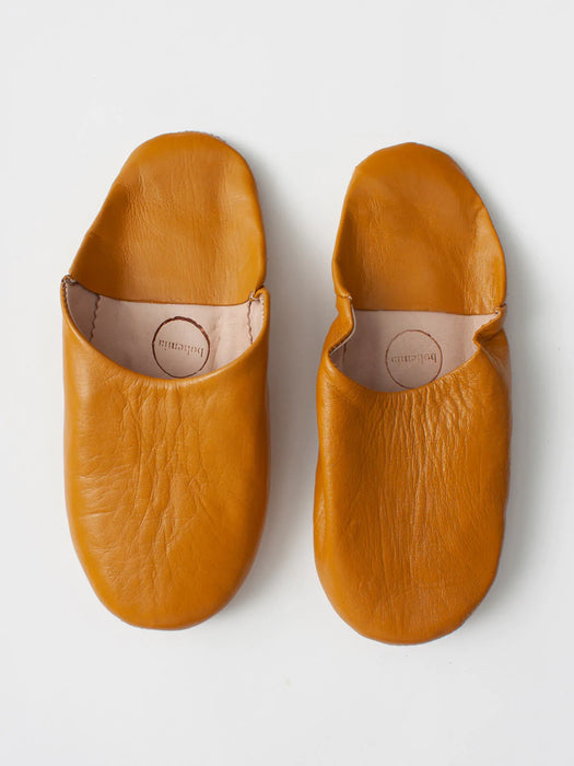Ochre Moroccan Slippers