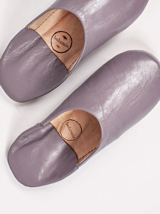 Violet Moroccan Slippers - Small