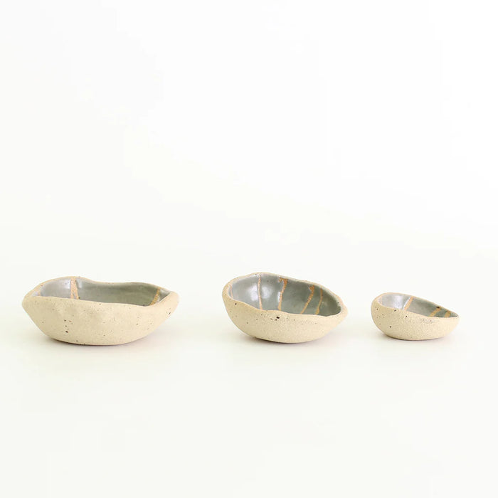 Slate Grey Wonky Bowl
