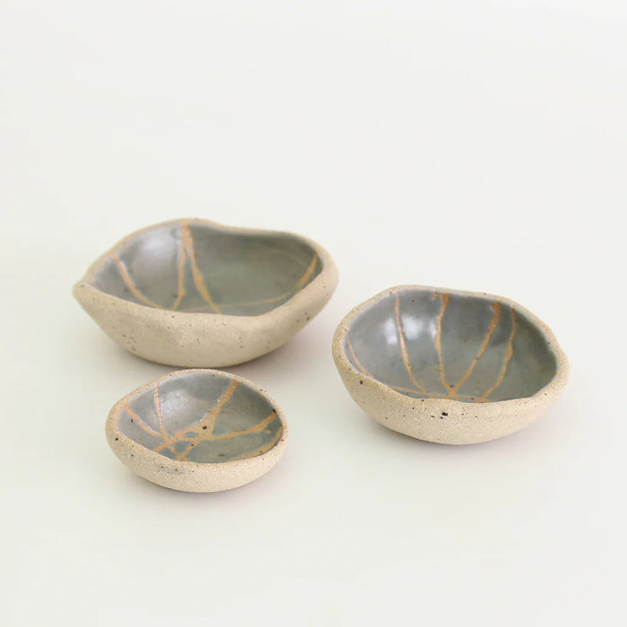 Slate Grey Wonky Bowl