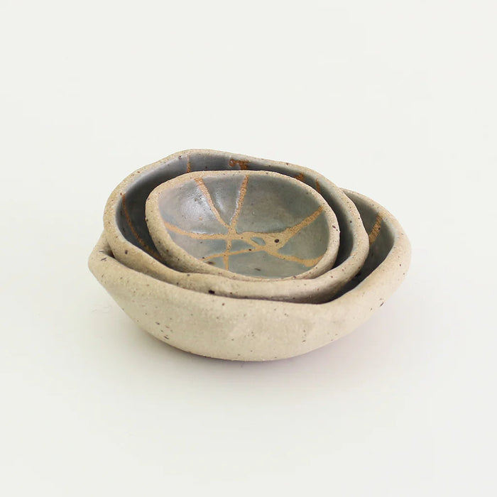 Slate Grey Wonky Bowl