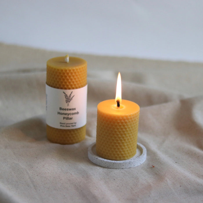 Honeycomb Pillar Candle