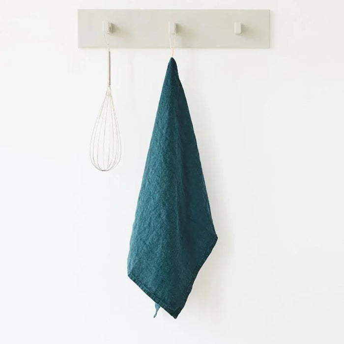 Linen Kitchen Towel - Deep Water