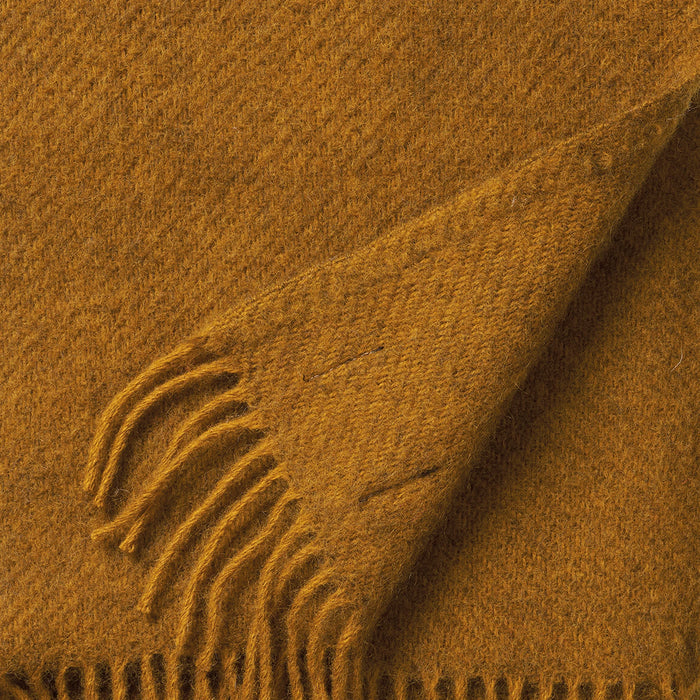 Caramel Brushed Gotland & Lambswool Throw