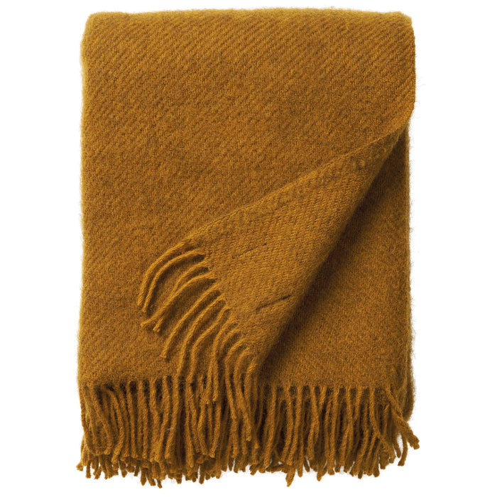 Caramel Brushed Gotland & Lambswool Throw