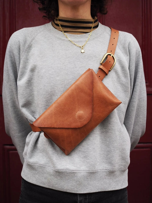 Betty Leather Belt Bag | Tan