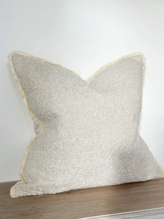 Sofia Cream Boucle Cushion - 53x53cm