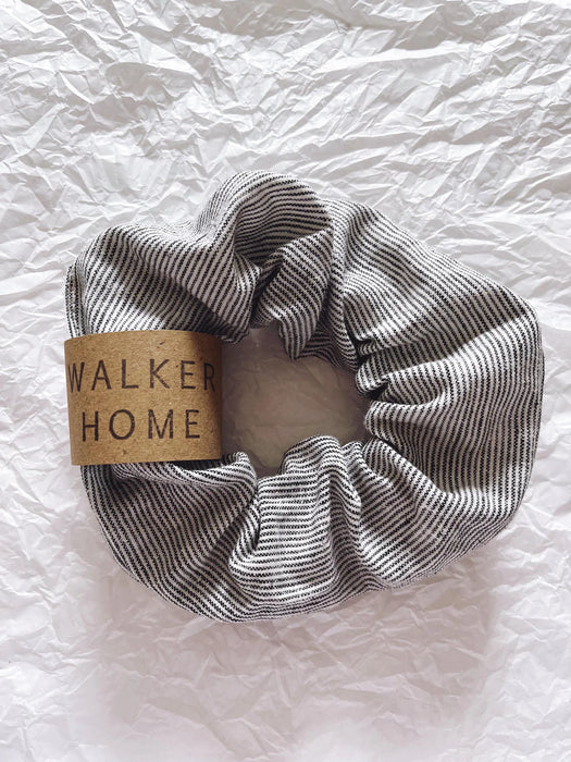 Linen Stripe Scrunchie