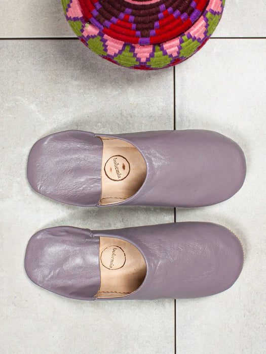 Violet Moroccan Slippers - Small
