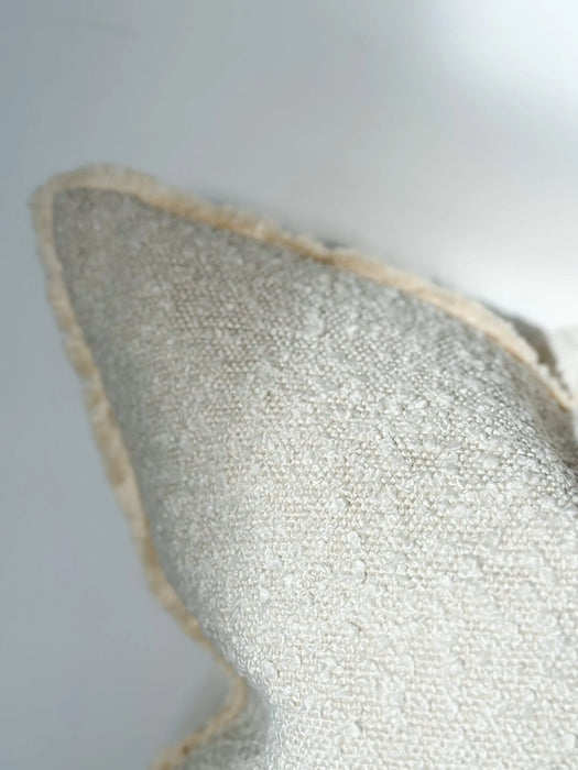 Sofia Cream Boucle Cushion - 53x53cm