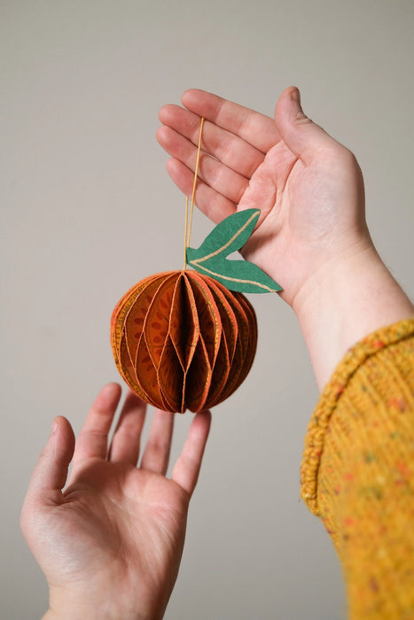 Recycled Paper Ornaments
