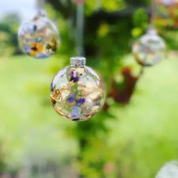 Pressed Flower Bauble