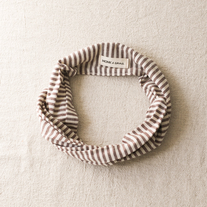 Headband | Mocha Stripes