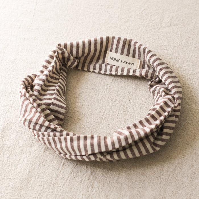 Headband | Mocha Stripes