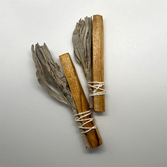Mini Cluster - White Sage with Palo Santo