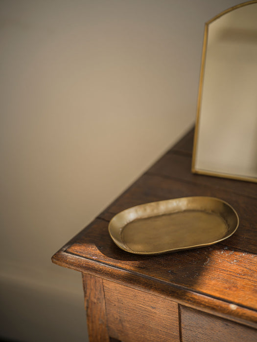 Antique Brass Finish Tray