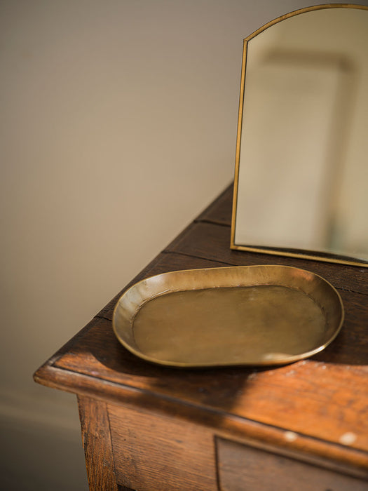 Antique Brass Finish Tray