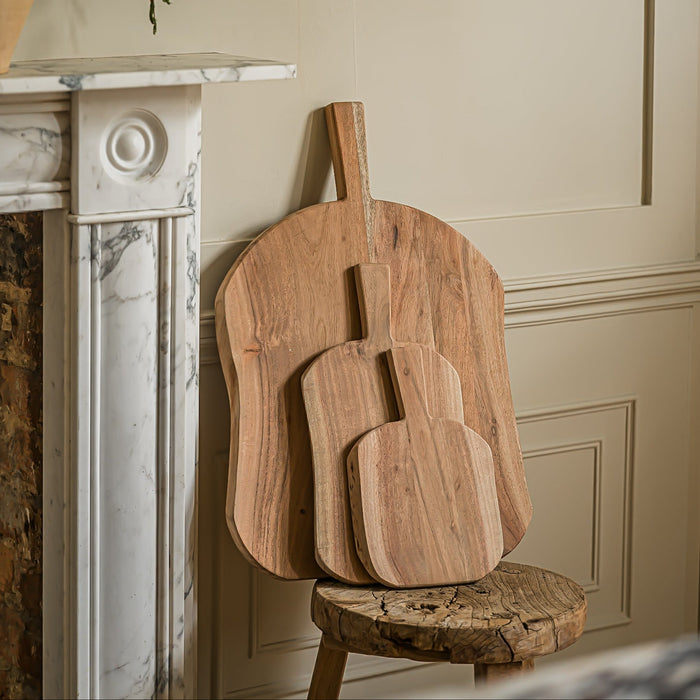 Acacia Raw Edge Chopping Board