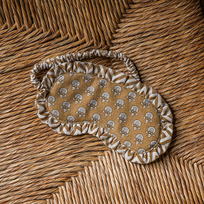 Block Print Eye Mask
