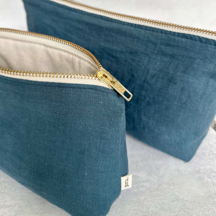 Linen Pouch Bag - Large