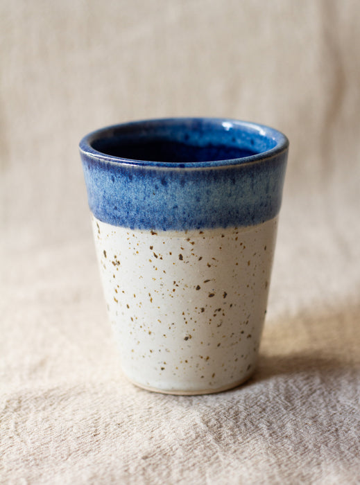 Tumbler | Blue & Cream Speckled