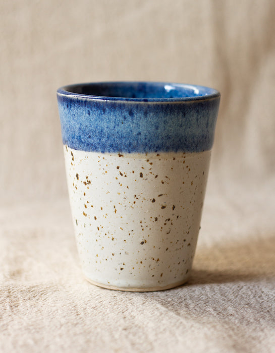 Tumbler | Blue & Cream Speckled