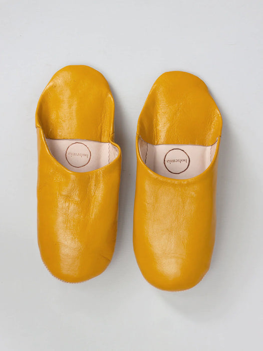 Yellow Moroccan Slippers