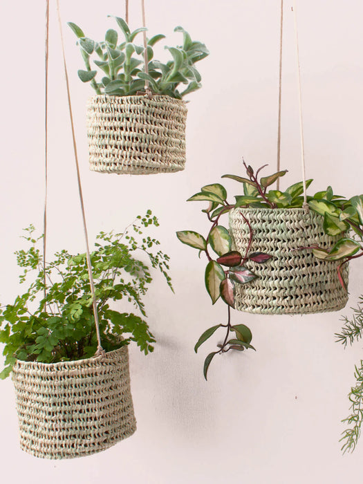Open Weave Hanging Basket
