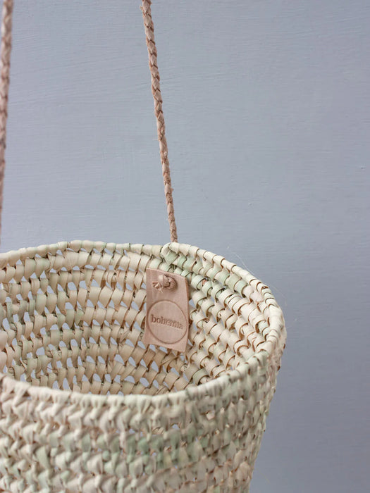 Open Weave Dome Hanging Basket