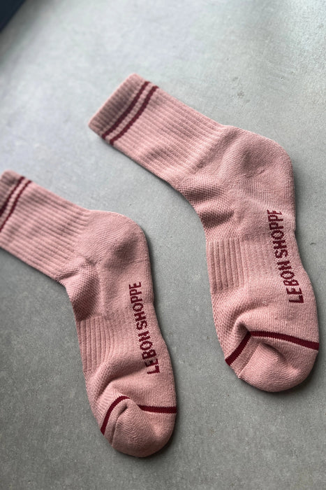 Vintage Pink | Boyfriend Socks