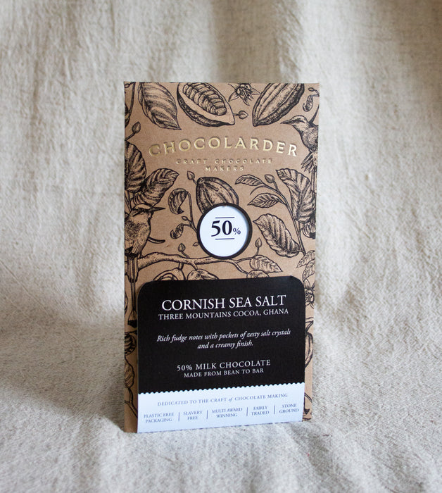 Cornish Sea Salt 50% Milk Chocolate