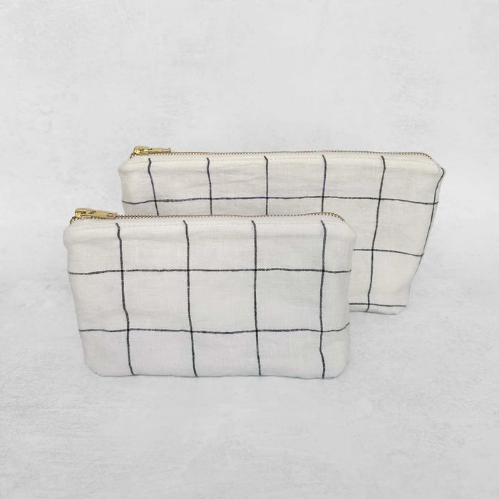 Linen Pouch Bag - Large