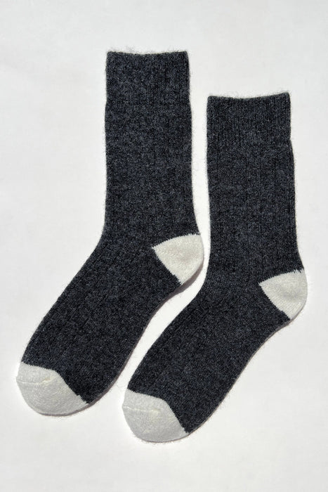 Charcoal Melange | Classic Cashmere Socks
