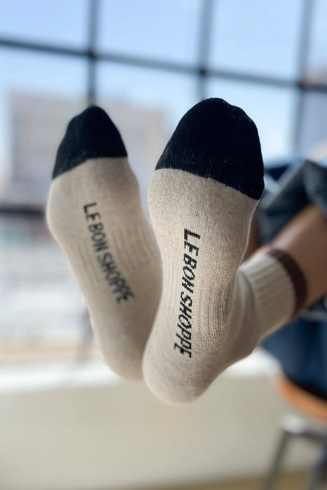 Black Coffee Colour Block Girlfriend Socks