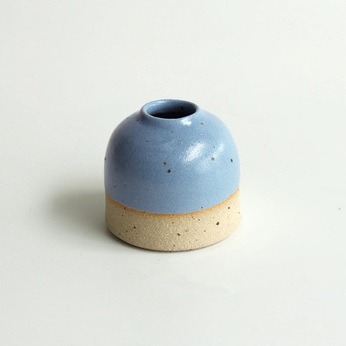 Cornflower Stoneware Bud Vase