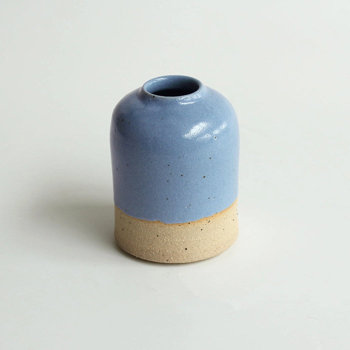 Cornflower Stoneware Bud Vase