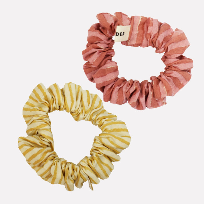 Cotton Mini Scrunchie Duo
