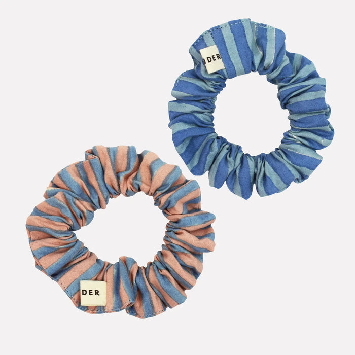 Cotton Mini Scrunchie Duo