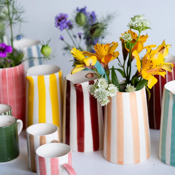 Creamer | Paprika Candy Stripe