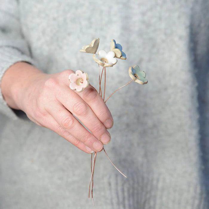 Ceramic Mini Flower Stem