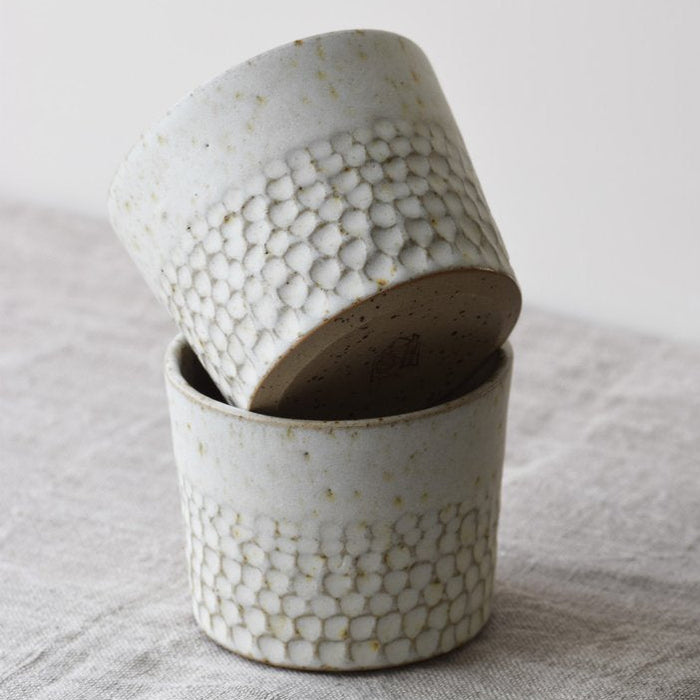 Carved Coffee Tumbler by Bel Holland