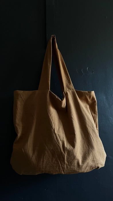 Washed Cotton Day Bag - Dijon
