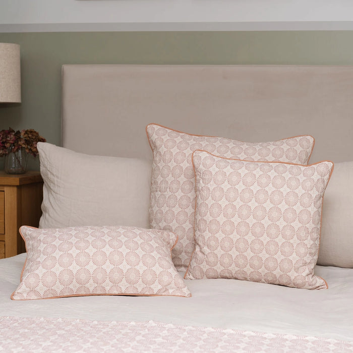 Block Print Cushion | Flor (45x45cm)