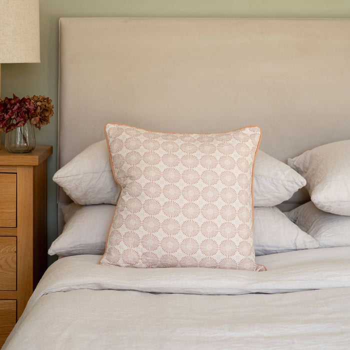 Block Print Cushion | Flor (45x45cm)