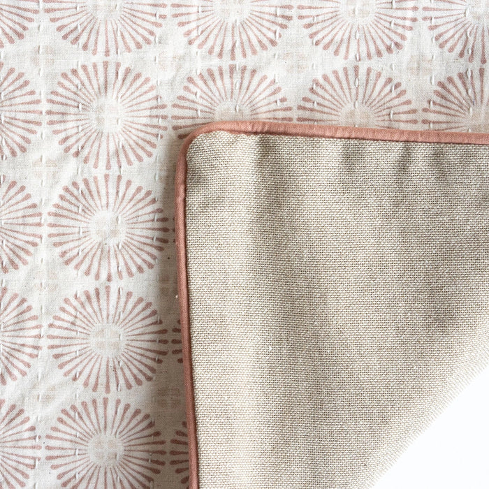 Block Print Cushion | Flor (45x45cm)